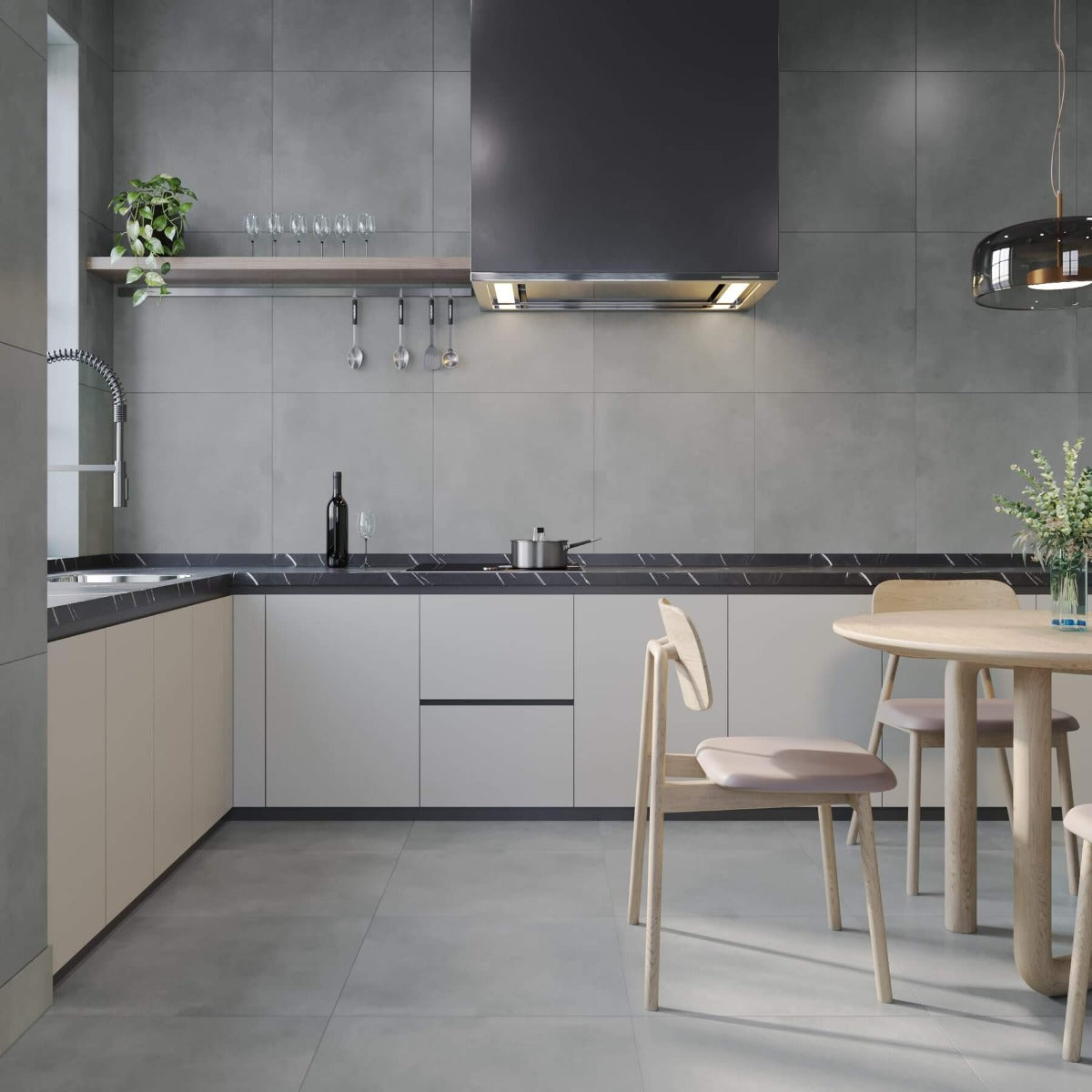 Klinker Town Grey 60x60