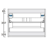 Kommod 120 cm Tenfors Allmoge Antracit