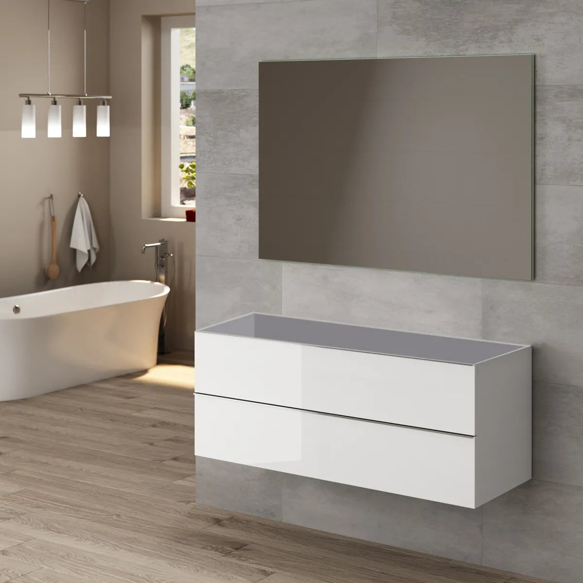 Kommod 120 cm Tenfors Harmoni Vit Blank