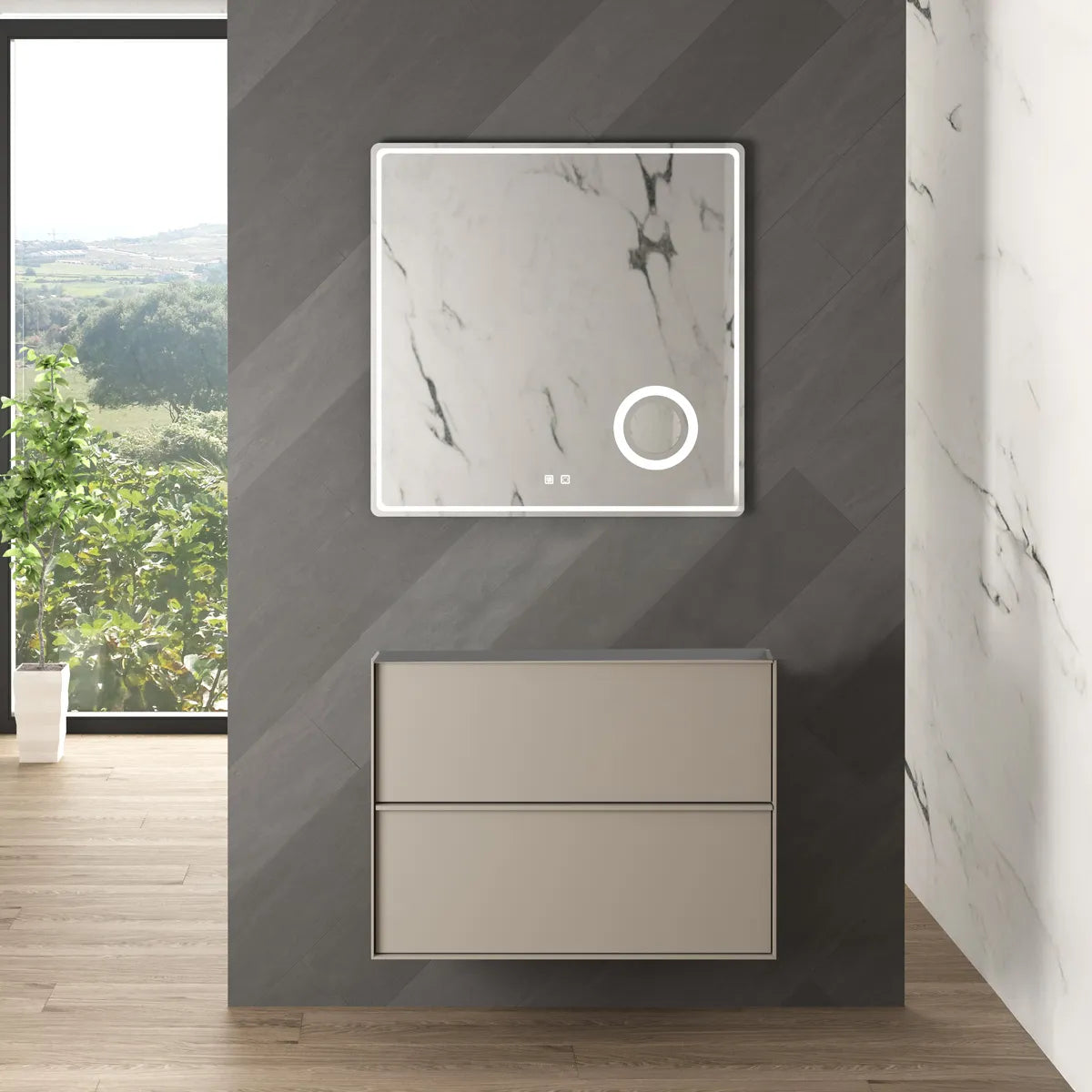 Kommod 80 cm Tenfors Nordlig Beige Mink