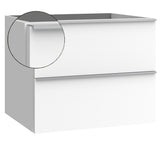 Kommod & Tvättställ 60 cm Tenfors Harmoni Vit Matt.