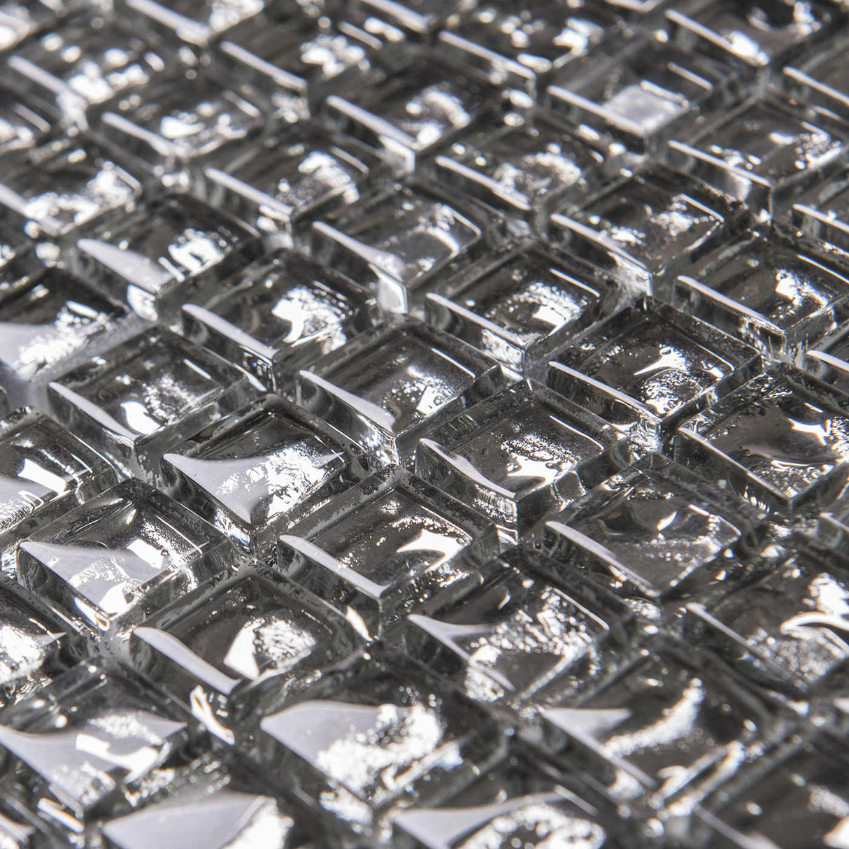 Mosaik Kristall Silver