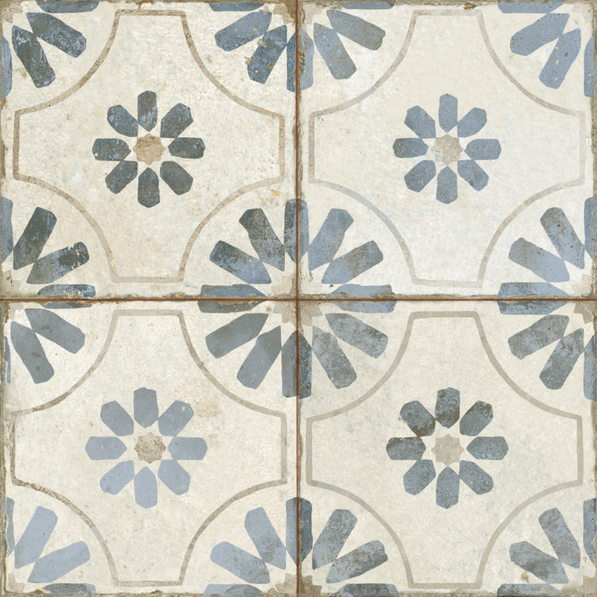 Klinker FS Blume Blue 45x45