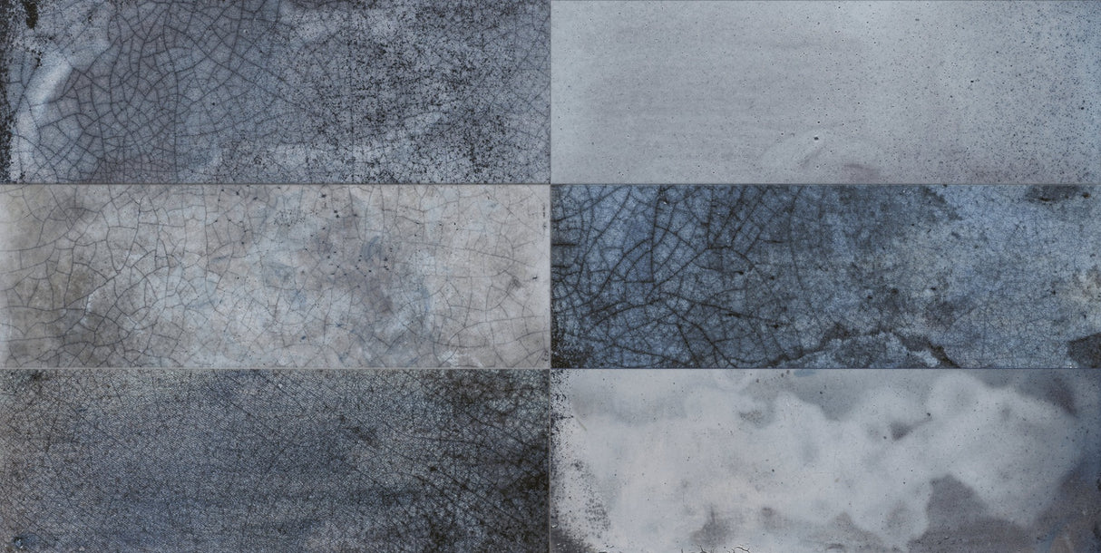 Kakel FS Raku Blue 20x40