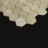 Mosaik Marmor Hexagon Beige