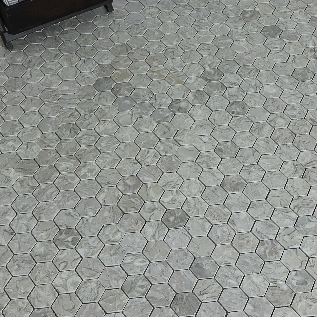 Mosaik Marmor Hexagon Ever Grey