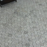 Mosaik Marmor Hexagon Ever Grey