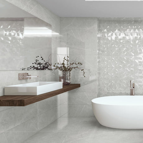 Klinker Altamura Silver Blank Marmor