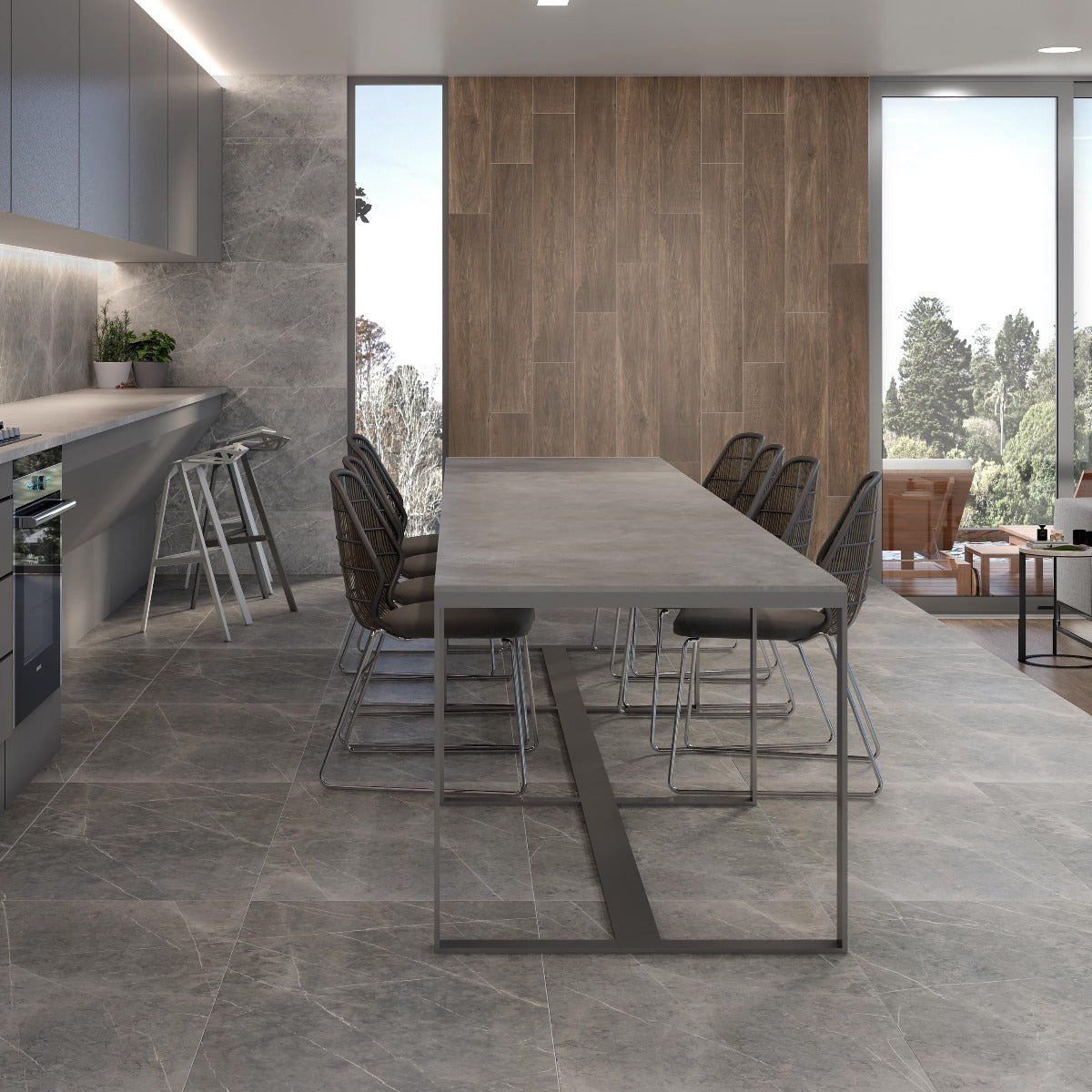 Klinker Altamura Silver Matt Marmor