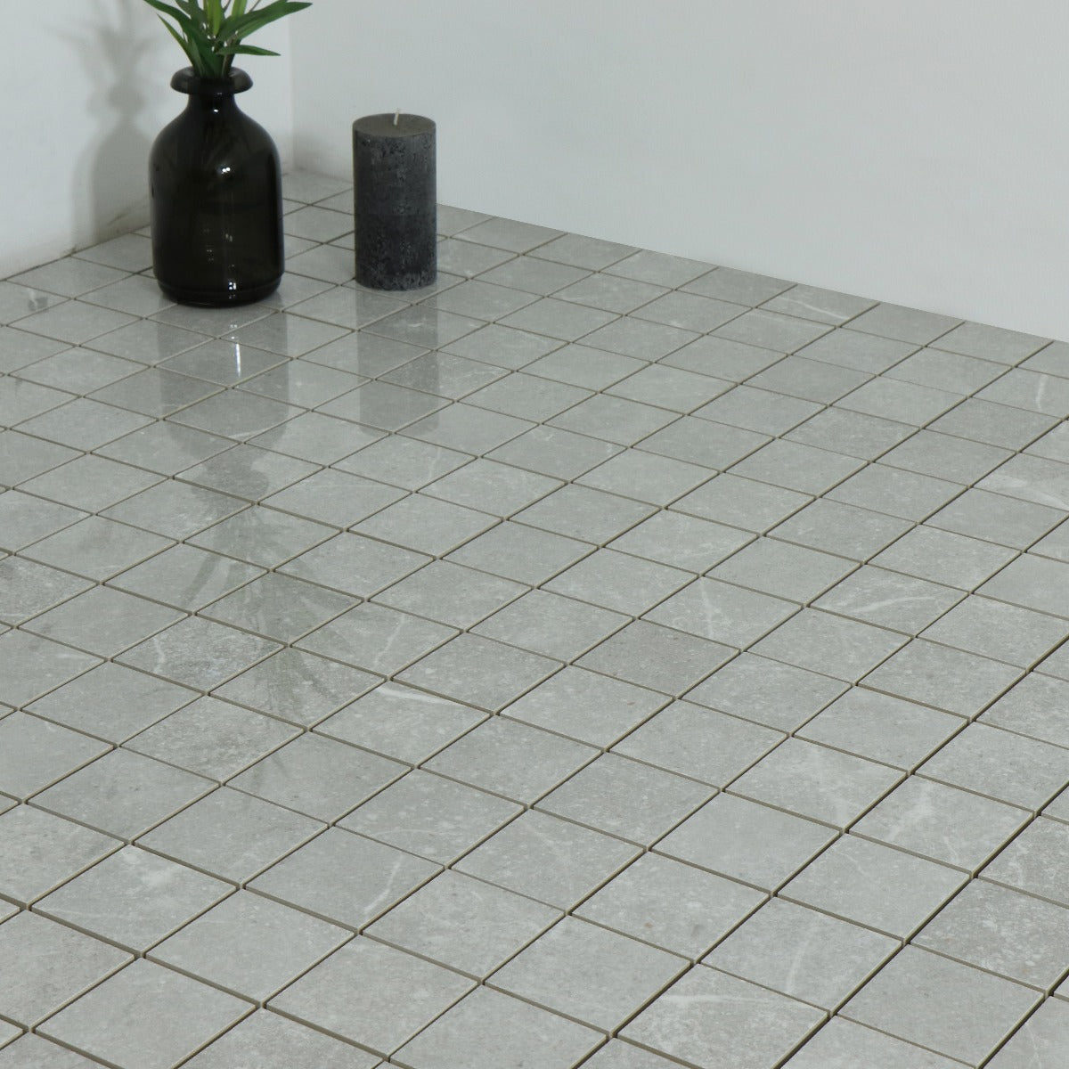Mosaik Soapstone Silver Blank Marmor