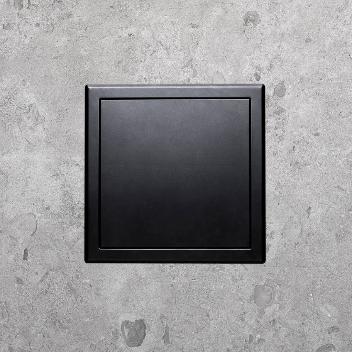 Inspektionslucka Push Black 200x200 mm