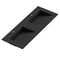 Swatch för Tvättställ Solid Surface Tenfors Flow 120 cm Svart Matt