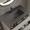 Tvättställ Solid Surface Tenfors Alpin 80 cm Antracit