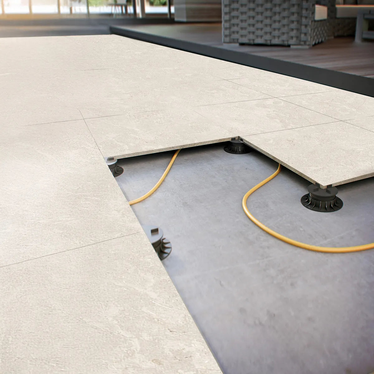Uteklinker Limerock Beige 60x60
