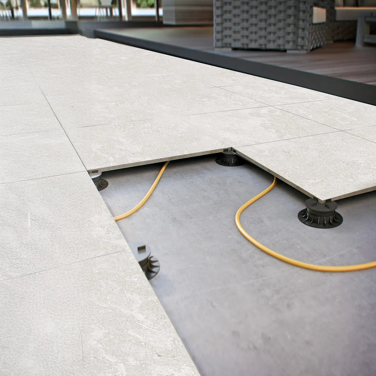 Uteklinker Limerock Greige 60x60