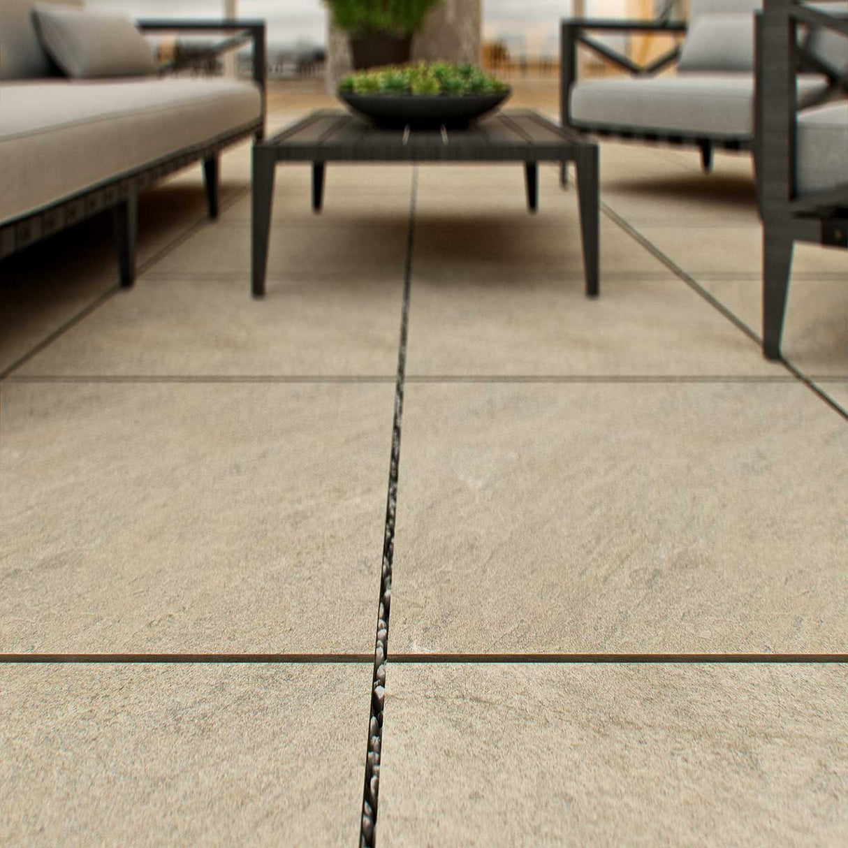 Uteklinker Pietra Serena Cream 60x60