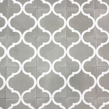 Marockanskt Kakel Zawat Grey 20x20 (12mm)