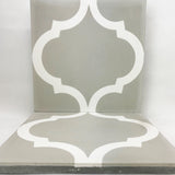 Marockanskt Kakel Zawat Grey 20x20 (12mm)