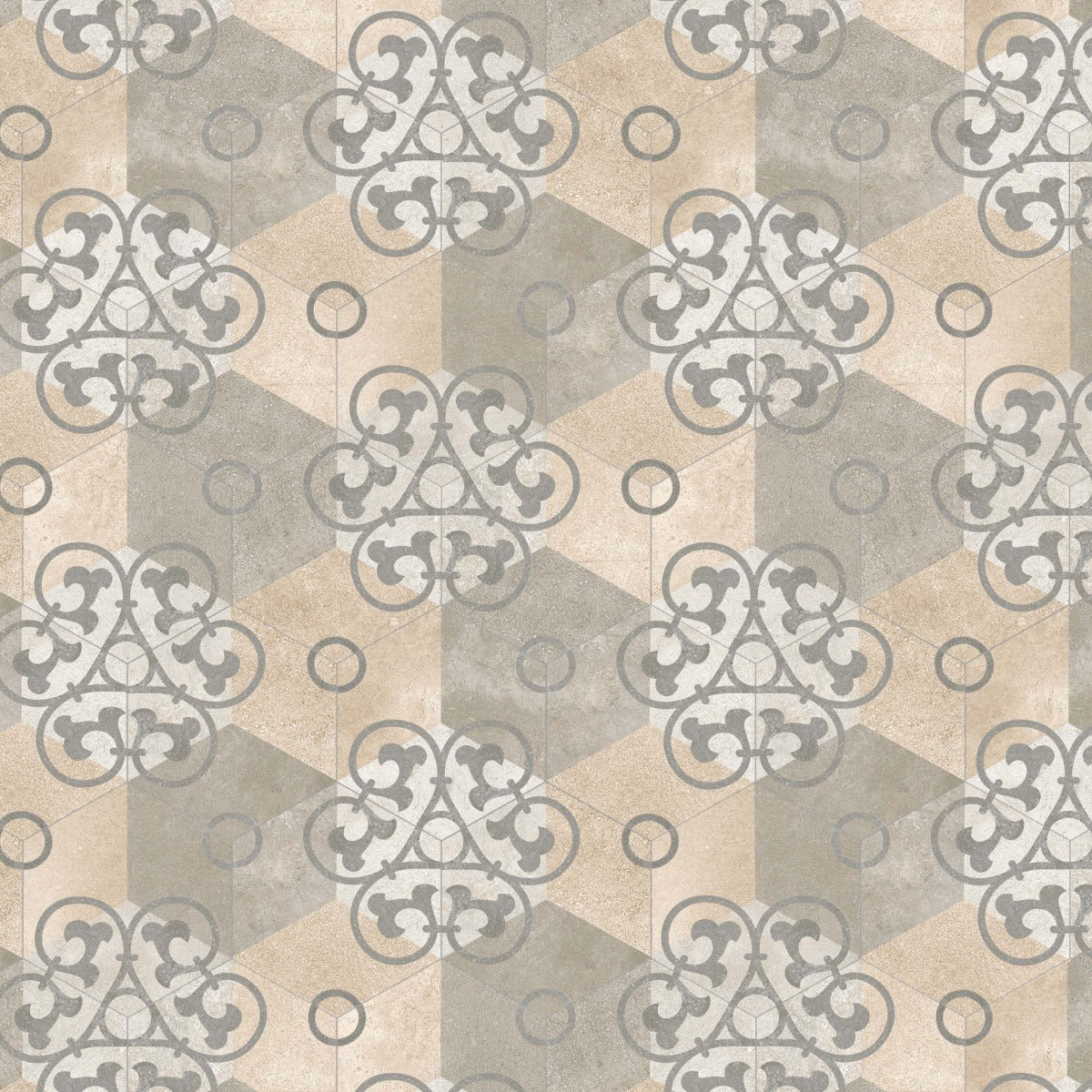 Paketpris! 7,5 m² Klinker Hexagon Kunashir 23x26,6 (529:-/m²)