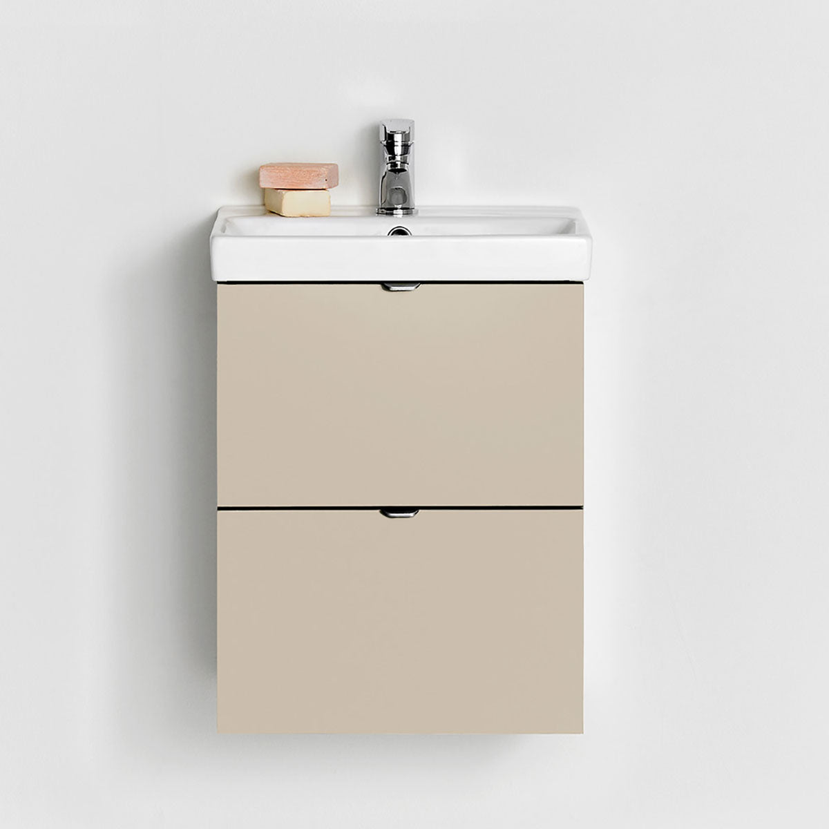 Badrumsmöbel set Hafa Neat Lådor med Tvättställ Beige 42cm