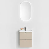 Badrumsmöbel set Hafa Neat Lådor med Tvättställ Beige 42cm