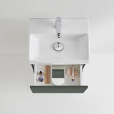 Badrumsmöbel set Hafa Neat Lådor med Tvättställ Grön 42cm