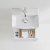 Badrumsmöbel set Hafa Neat Lådor med Tvättställ Vit 42cm