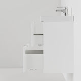 Badrumsmöbel set Hafa Neat Lådor med Tvättställ Vit 42cm