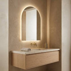 Badrumsspegel Imfri LED 45x90 cm Tenfors Aurelia