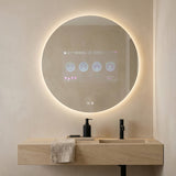 Badrumsspegel Rund Imfri LED 60 cm Tenfors Vision