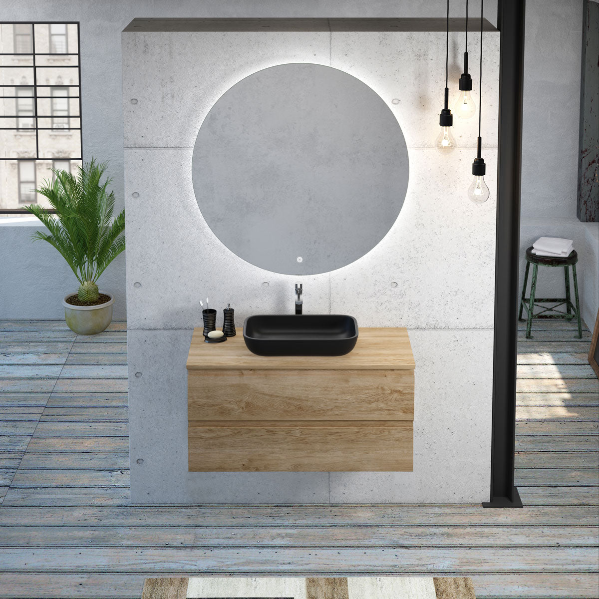 Bänkskiva Tenfors 80x45 cm Ek