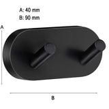 Dobbel krok Smedbo Home Svart Matt