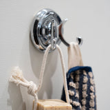 Dubbelkrok Smedbo Villa Krom Blank