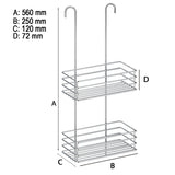 Duschkorg 2-plan Smedbo Krom Blank
