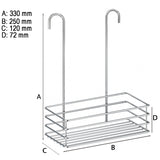 Duschkorg enkel Smedbo Krom Blank
