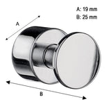 Enkelkrok Smedbo Home Krom Blank 2-pack