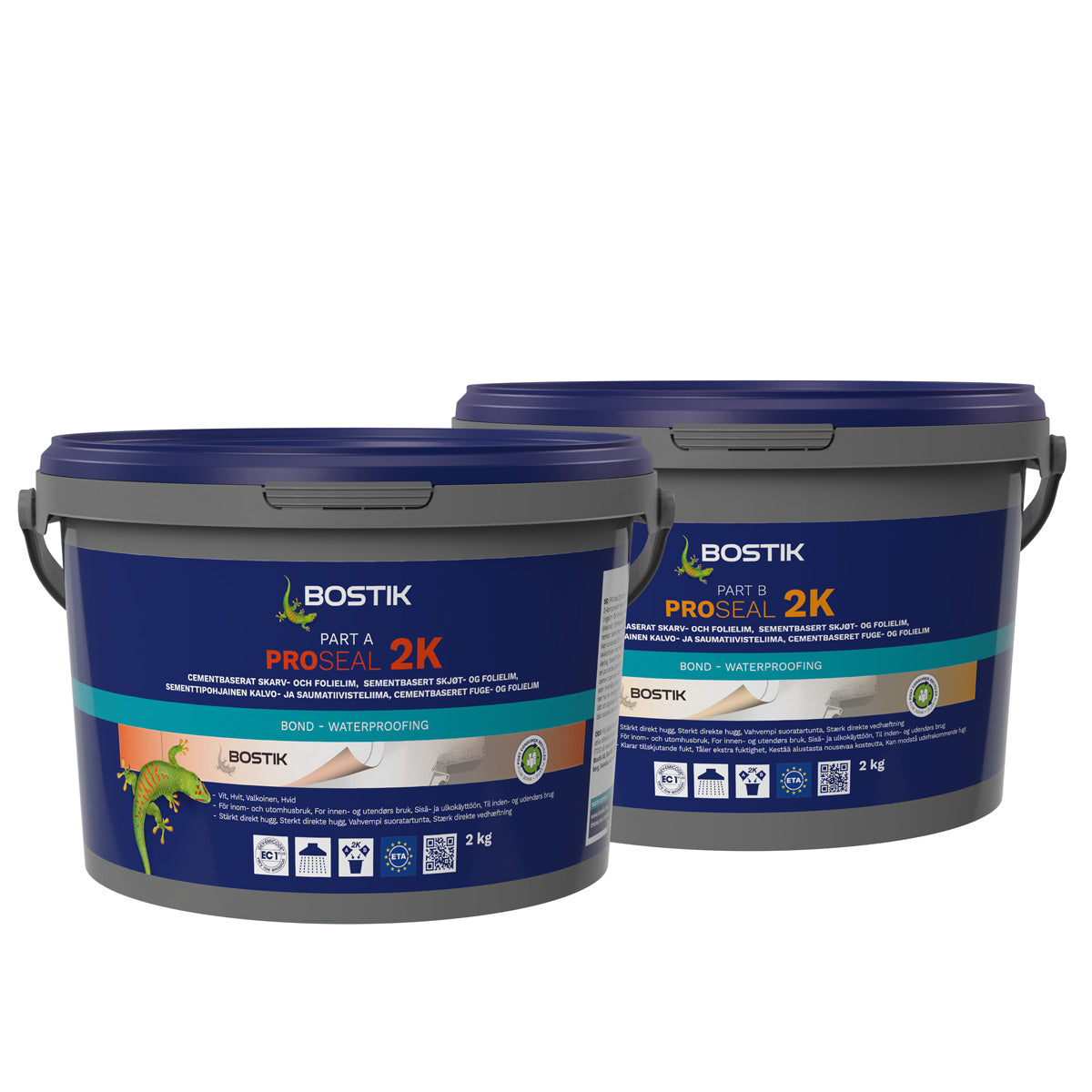 Folie- og skjøteforseglingslim Proseal 2K 2+2 kg