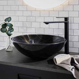 Fristående Tvättställ Noro Marble Svart