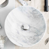 Fristående Tvättställ Noro Marble Vit