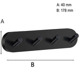 Fyrkrok Smedbo Home Svart Matt