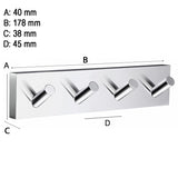 Fyrkrok Smedbo House Krom Blank