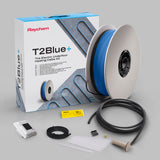 Golvvärmepaket T2Blå+, 40m inkl. SENZ WIFI termostat (3,2-4,8 m²)