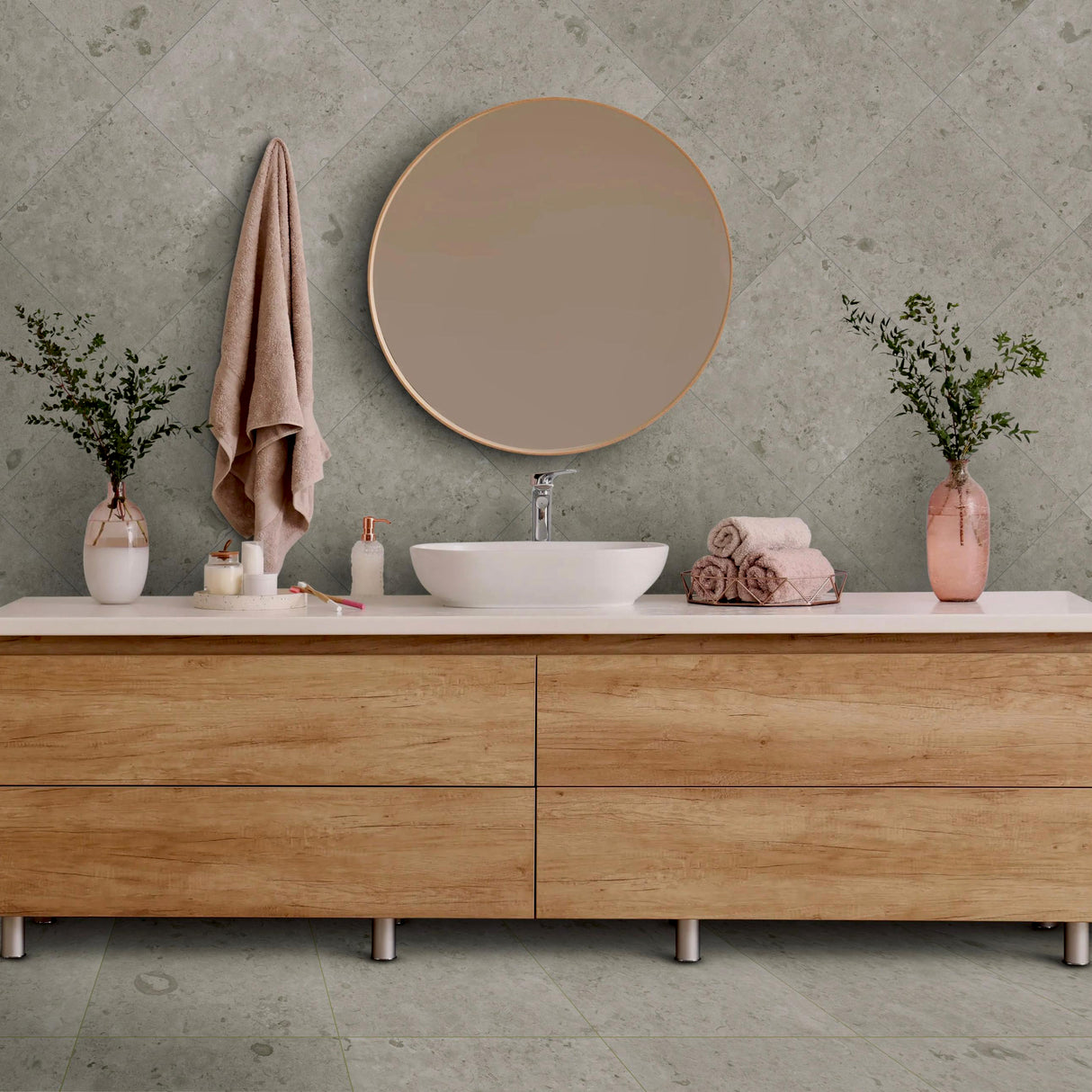 Klinker Jura Kalksten Gris Matt 60x60