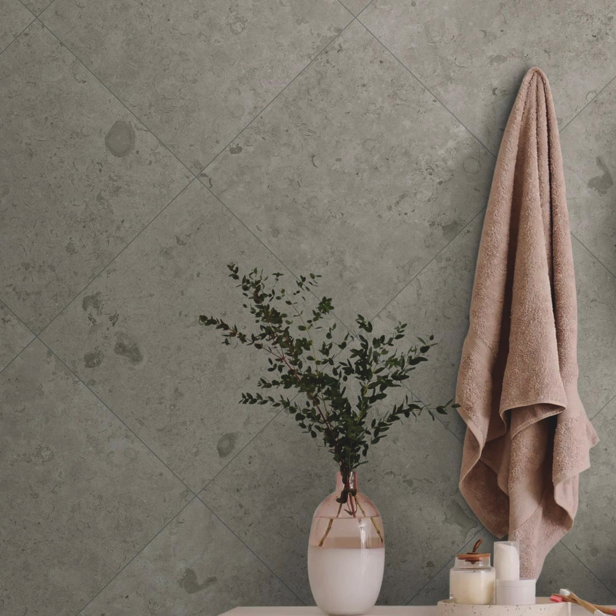 Klinker Jura Kalksten Gris Matt 60x60