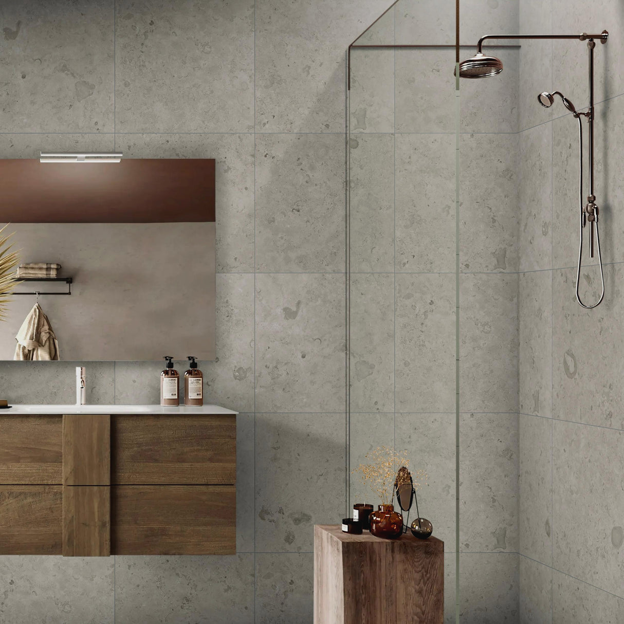 Klinker Jura Kalksten Gris Matt 60x60