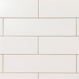 Paketpris! 5,94 m² Kakel Vit Slät Matt 7,5x30 (125:-/m²)