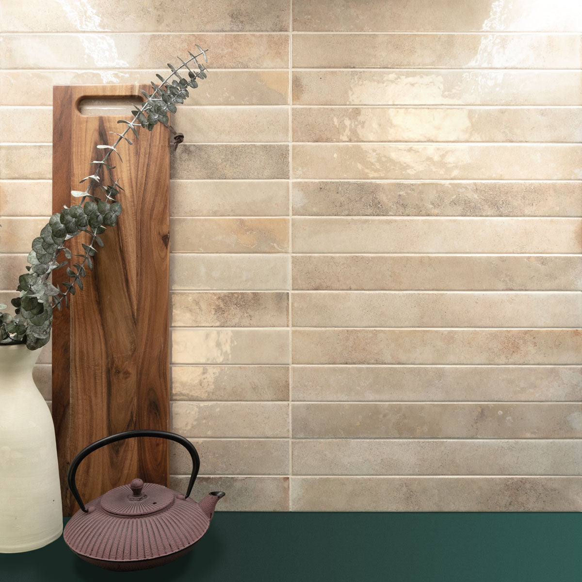 Kakel Bali Almond Blank 5x40