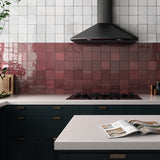 Provbit Kakel Creativa Burgundy Blank 13,2x13,2