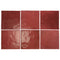 Swatch för Kakel Creativa Burgundy Blank 13,2x13,2
