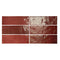 Swatch för Kakel Creativa Burgundy Blank 6,5x20